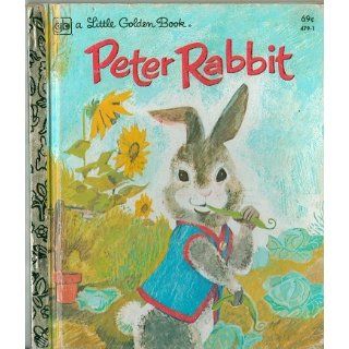 The Tale Of Peter Rabbit (A Little Golden Book) Beatrix Potter, Adriana Mazza Saviozzi 9780394623382 Books