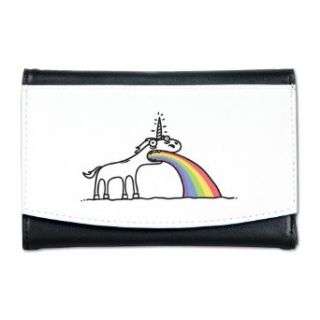 Artsmith, Inc. Mini Wallet Unicorn Vomiting Rainbow Clothing