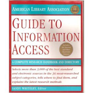 ALA Guide to Information Access American Library Association 9780679430605 Books
