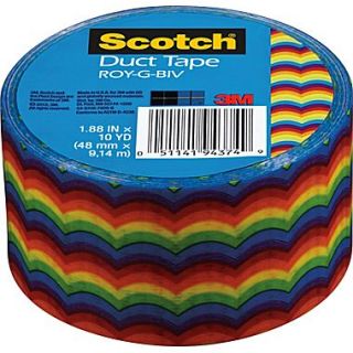 Scotch Brand Duct Tape, Roy G Biv, 1.88 x 10 Yards