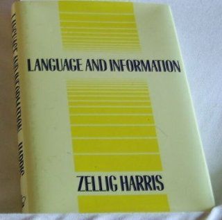 Language and Information (9780231066624) Zellig Harris Books