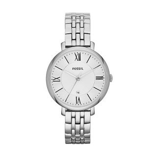Fossil Ladies stainless steel Roman numeral dial watch