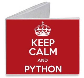 Keep Calm and Python   Paper Tyvek Wallet Clothing