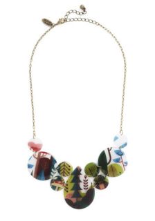 Photographic Memory Necklace in Forest  Mod Retro Vintage Necklaces