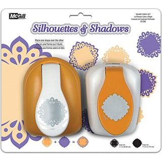 Mc Gill Silhouettes & Shadows Lever Punch Set, 2/Pkg, Square