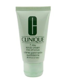 Clinique 7 Day Scrub Cream 1.7 oz / 50 ml Rinse Off Formula Beauty