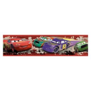 Cars   Piston Cup Racing Peel and Stick Border   Wall Decals