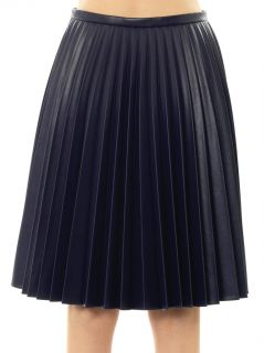 Fully pleated faux leather skirt  J.W. Anderson  