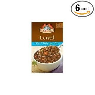 Dr. McDougall's, Ready To Serve Aseptic Soups, French Lentil, Lower Sodium Atleast 95% Organic, 17.6oz [pack of 6]