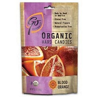 GoNaturally Organic Hard Candy Blood Orange, 3.5 oz. Bag, 6 Bags/Box