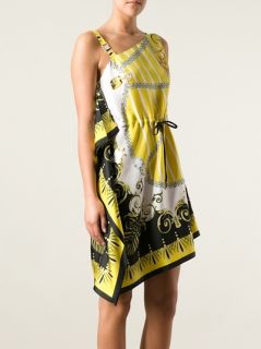 Versace Collection Graphic Print Dress