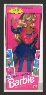Ames 1992 Hot Looks Blonde Barbie Doll Toys & Games