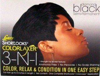 Luster's Shortlooks Colorlaxer Diamond Black  Chemical Hair Dyes  Beauty
