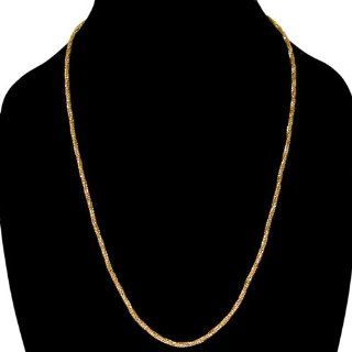 Gold Plated 24" Vintage Rope Chain Looks Like Real Gold , in Gold Jewelry