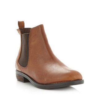 Red Herring Tan leather chelsea boots
