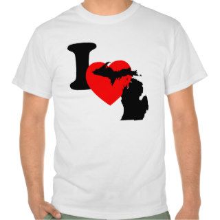 I Heart Michigan Tshirt