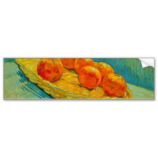 Six Oranges by Vincent van Gogh Bumper Sticker