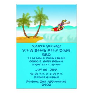 Beach/Pool Party Invitation