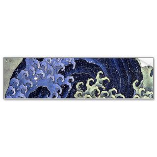 北斎の波, 北斎 Hokusai Wave, Hokusai Bumper Sticker