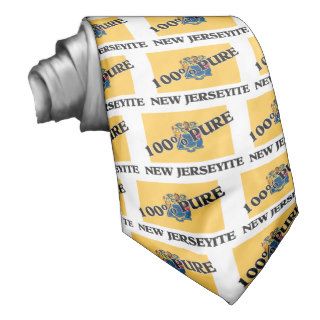 100 Percent New Jerseyite Custom Tie