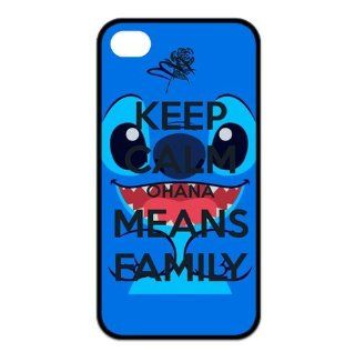 FashionCaseOutlet Ohana Means Family Lilo and Stitch TPU Cases Accessories for Apple iphone 4/4s Cell Phones & Accessories