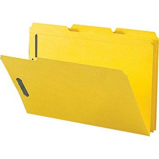 Colored Reinforced Tab Fastener Folders, Legal, Yellow, 50/Box  Make More Happen at