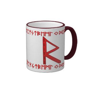 Raidho Rune red Mugs