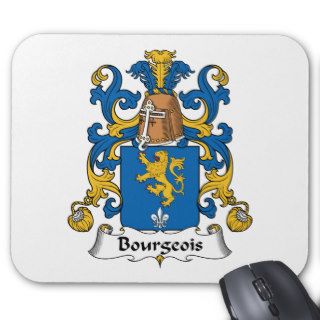 Bourgeois Family Crest Mouse Mats