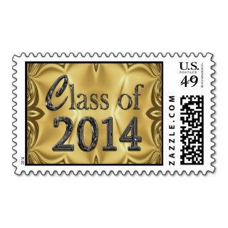 Gold Elegance Class Of 2014 Postage Stamp