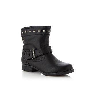 Call It Spring Black Anastasia studded ankle boots