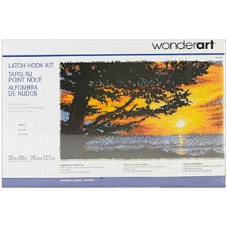 Wonderart Latch Hook Kit 30X50, Monterey Sunset  Make More Happen at