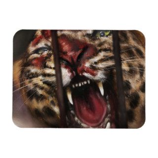 Rage in a Cage painting magnet