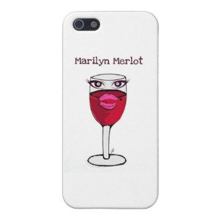 MARILYN MERLOTWINE PRINT BY JILL COVERS FOR iPhone 5