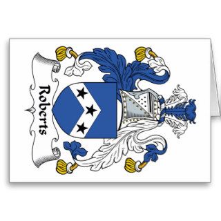 Roberts Family Crest Cards