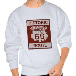 Illinois Route 66 Pullover Sweatshirt