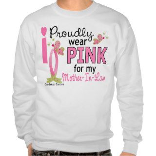 I Wear Pink For My Mother In Law 27 Breast Cancer Sweatshirt