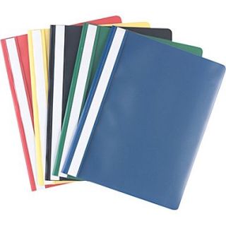 Clear Front Report Covers, 5/Pk Assorted Colors  Make More Happen at