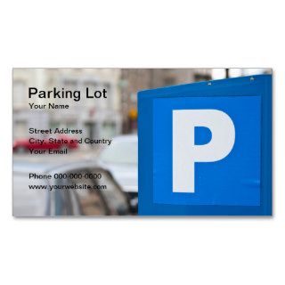 Parking Lot Business Card Business Card
