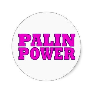 Palin Power in Pink Sticker