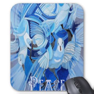 Celtic Peace Dove Greeting Card Mouse Pad