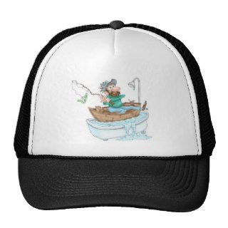 Fisherman in a tub trucker hat