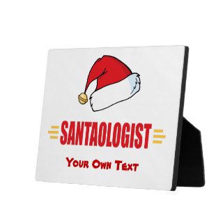 Funny Santa Hat Display Plaque