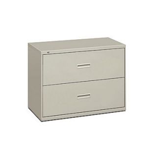 basyx by HON 400 Series 2 Drawer Lateral File Cabinet, Light Gray  Make More Happen at