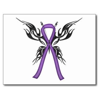 Lupus Awareness   Tribal Butterfly Post Card