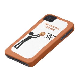 Basketball player with ball custom iPhone 4 cover