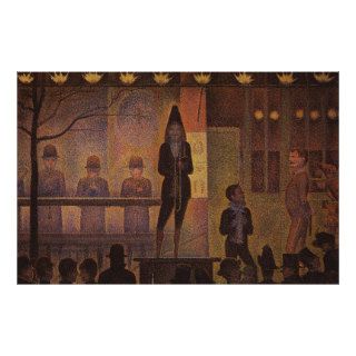 Seurat's The Circus Sideshow (Parade de Cirque) Poster