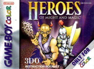 Heroes of Might & Magic GBC Instruction Booklet (Nintendo Gameboy Color Manual ONLY   NO GAME) Pamphlet   NO GAME INCLUDED  Other Products  