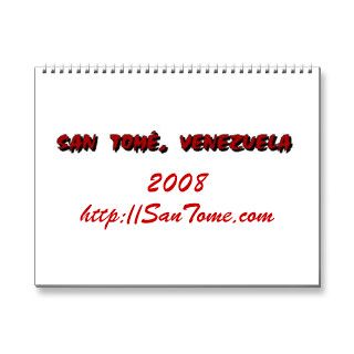San Tome', Venezuela 2008 Calendar