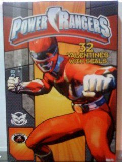 Might Morphin Power Ranger Valentines 32 Card with Seals  