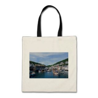 Polperro Harbor, Cornwall, England, U.K. Tote Bag